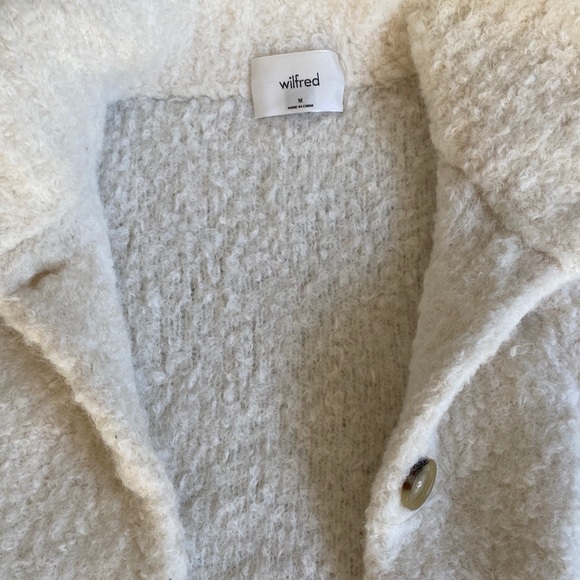 Aritzia Wilfred Alpaca Button Down Sweater - Picture 4 of 7